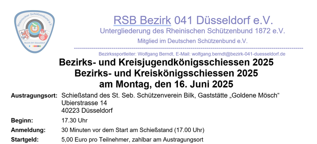 Einladung Bezirkskönig2025