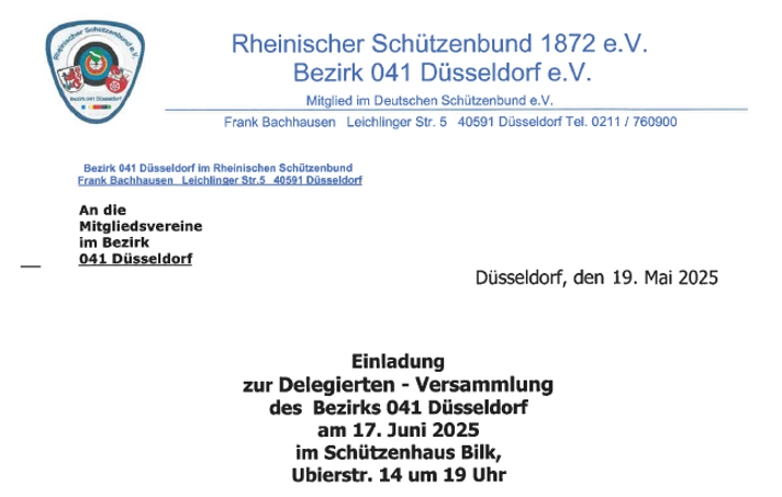 Einladung Delegiertentag2025